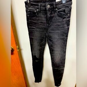 American Eagle Outfitters Black Skinny Jeans Modern Fit